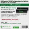 18650 Imr 3000Mah High Drain Flat Top Lithium-Ion Batteries (2-Pieces)