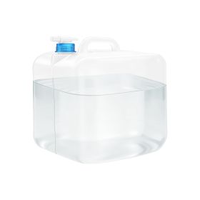10L/2.64Gal Collapsible Water Container with Spigot Foldable Water Storage Bag with Handle Portable Camping Water Jug for Hiking RV Emergency Prepared