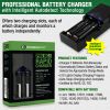 18650 Button Top Batteries With Charger & Storage Case (18650-Kitbt)
