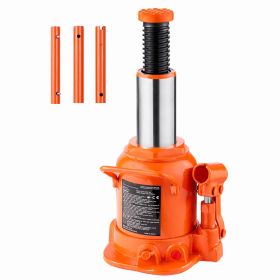 Hydraulic Bottle Jack, 20 Ton/44092 lbs Welded Bottle Jack with 6.69''-12.6'' Lifting Range & 3-Section Long Handle, for Car, Pickup, Truck, RV