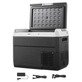 12 Volt Car Refrigerator, 31.7QT/30L Car Fridge, Portable Electric Cooler with -4-68 F Adjustable Temperature