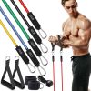 Exercise Resistance Band Set With Handles (11Pc Set)