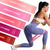 Loop Resistance Band Set Of 5 For Women With Carry Bag