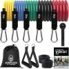 Exercise Resistance Band Set With Handles (11Pc Set)