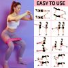 Loop Resistance Band Set Of 5 For Women With Carry Bag