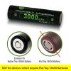 18650 Pcb 3000Mah Lithium-Ion Button-Top Flashlight Batteries [2-Pack]