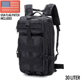 Xg-Mb30 - Small Tactical Backpack Survival Assault Bag 30 Liter (Product Color: Black)