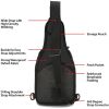 Edc Shoulder Bag - Tactical Chest Sling Bag (5 Liter)
